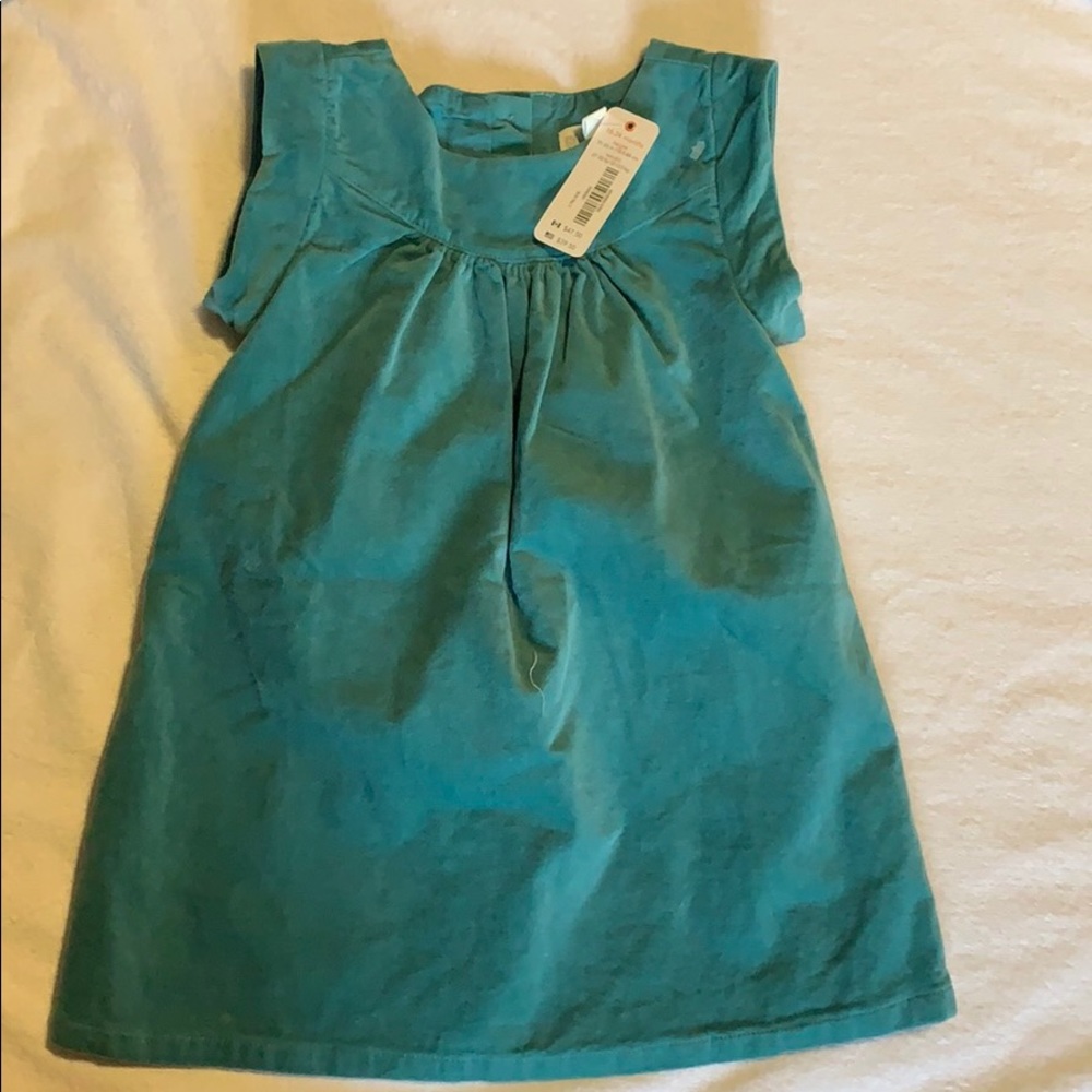 Gymboree 18-24 month velvet blue dress - NEW